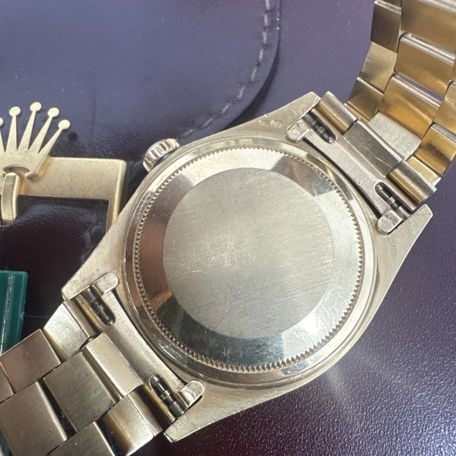 Rolex Day-Date “President” 18038 (1980) 18K Yellow Gold, Original Box. Serviced