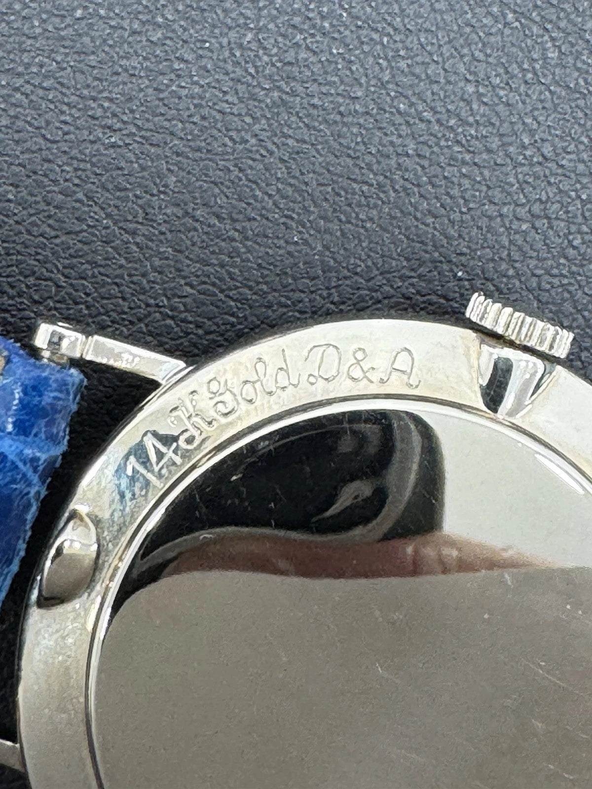 Vintage LeCoultre Vacheron “Mystery Dial” 14K W Gold Diamond Rare Galaxy Style