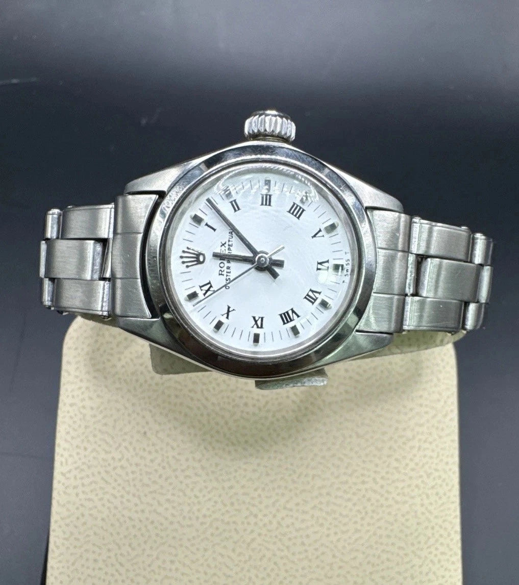 Vintage Ladies 1968 Rolex Silver