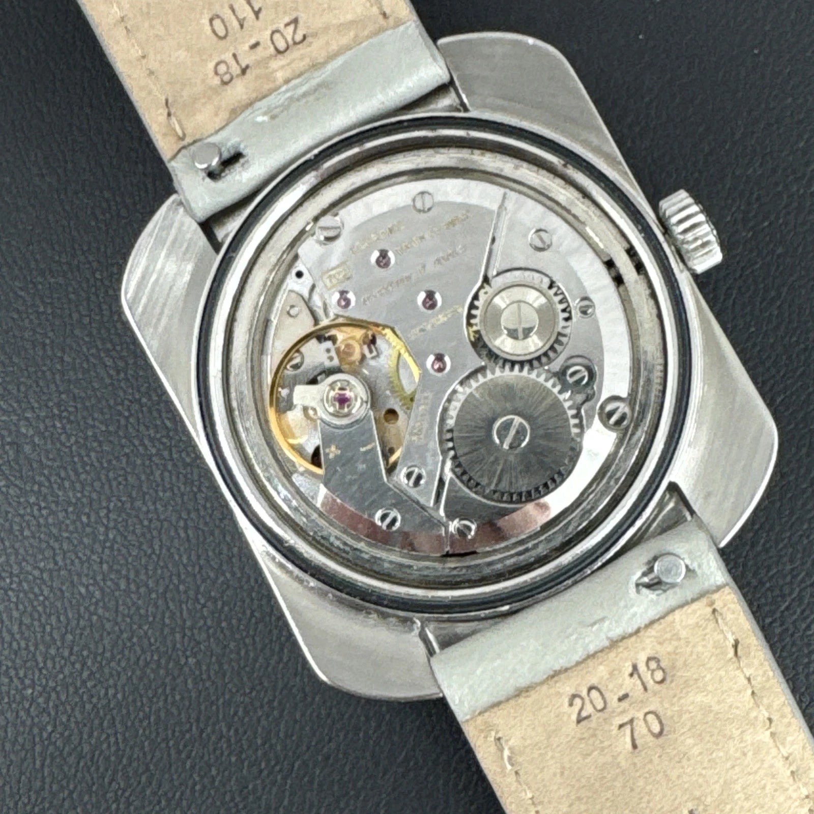 Vintage Longines Comet “Mystery Dial” Wristwatch – 1970s Retro Icon