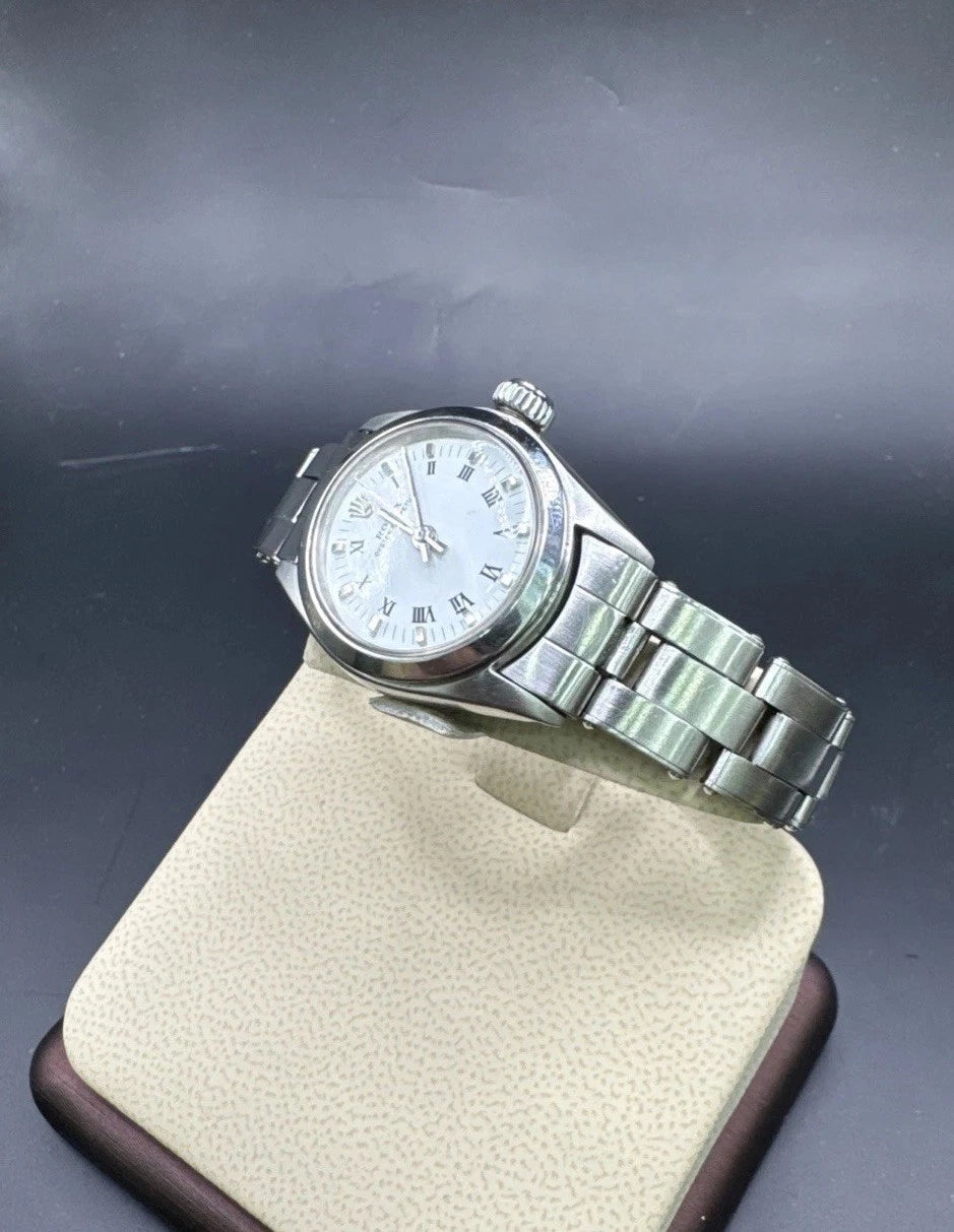 Vintage Ladies 1968 Rolex Silver