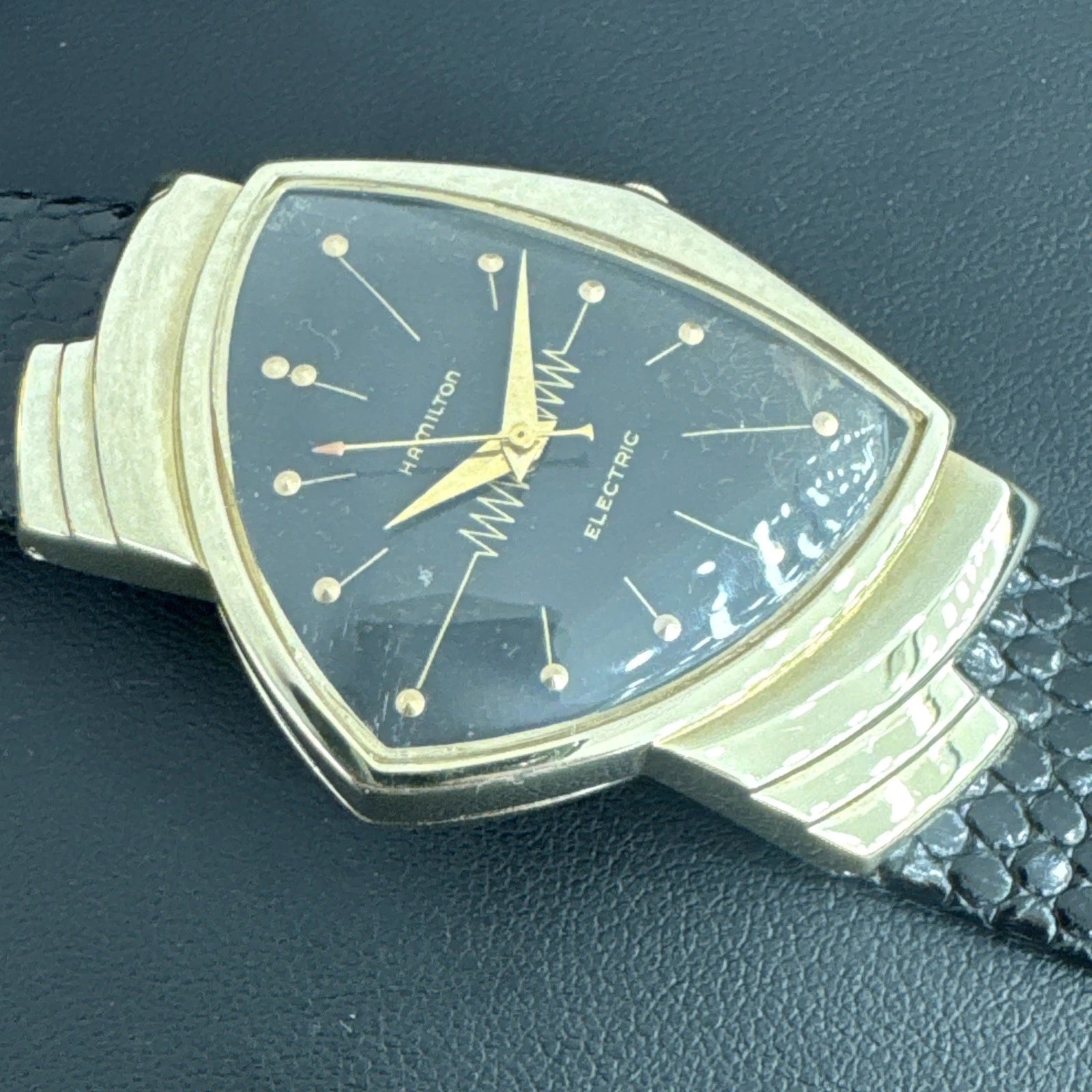 Hamilton Ventura 14K Gold Electric Watch – Vintage Collector’s Piece, Serviced