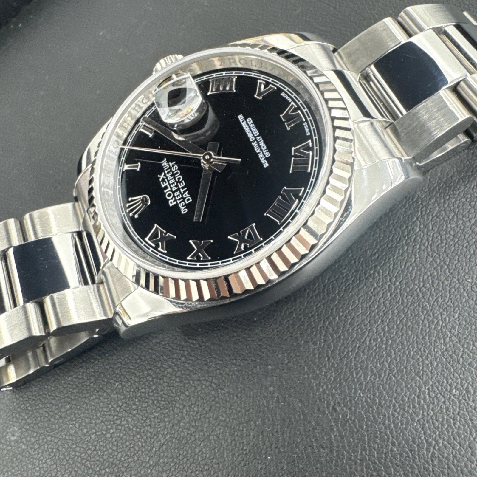 Rolex Datejust 36mm – Model 116234 (2018) – Black Dial with Roman Numerals