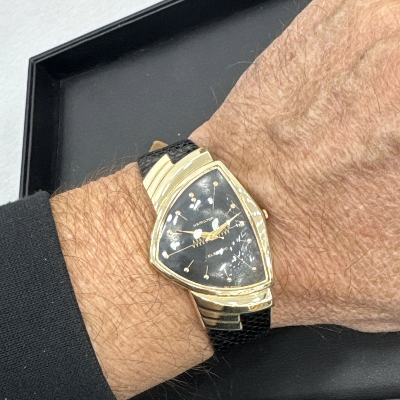 Hamilton Ventura 14K Gold Electric Watch – Vintage Collector’s Piece, Serviced