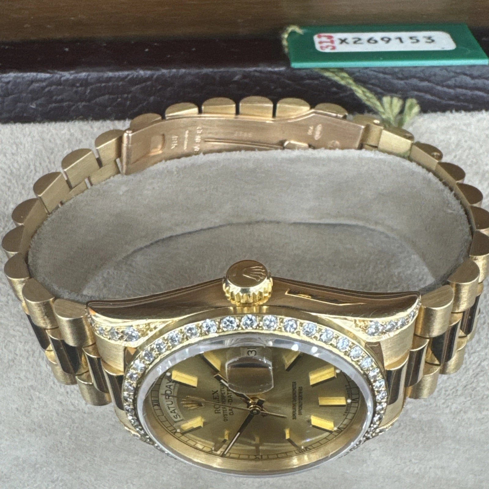 Rolex Day-Date “President” 18238 (1991) – 18K Yellow Gold, Original Box & Papers