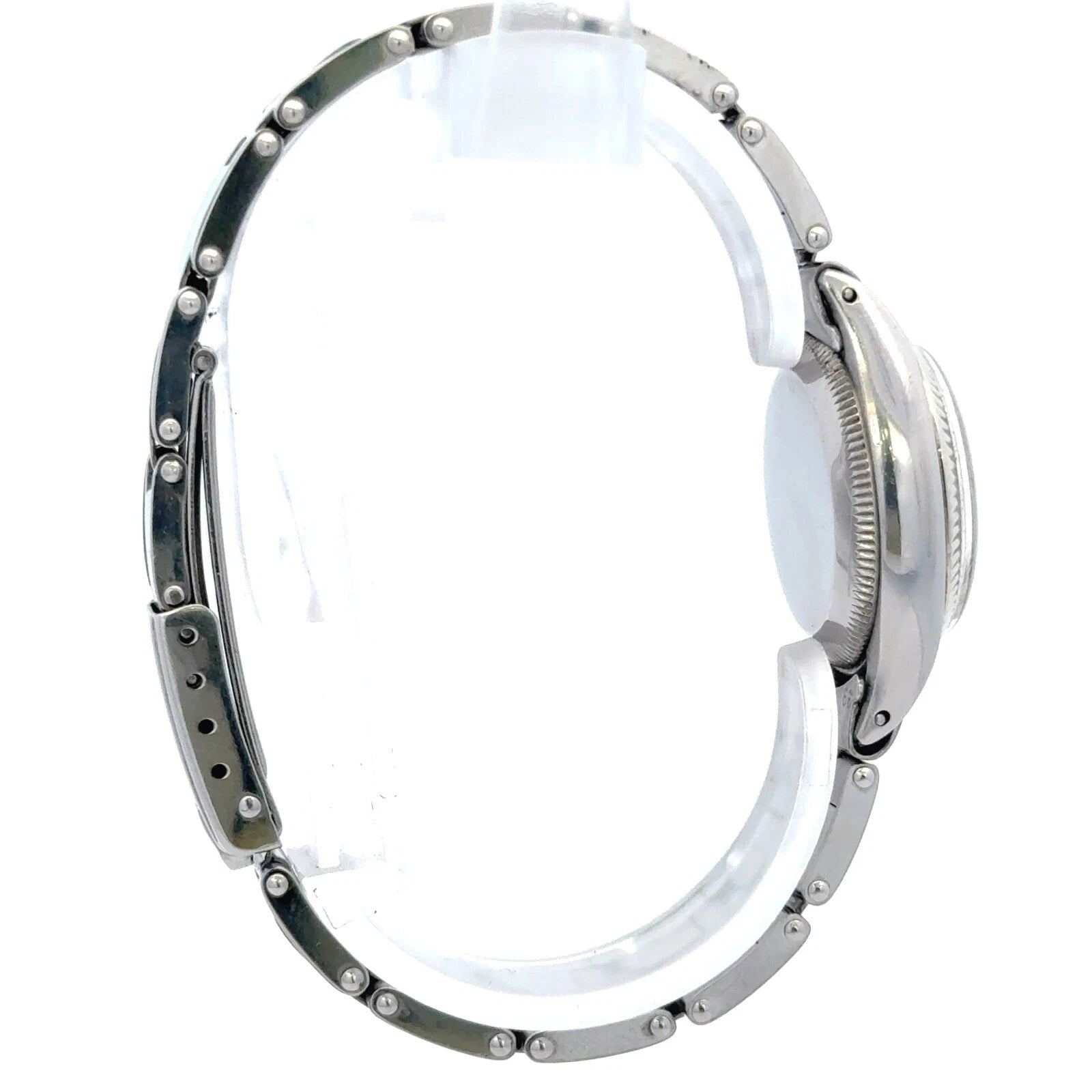 Vintage 1960 Ladies Rolex OP SS 14KWG Fluted Bezel 24mm 6619 Automatic