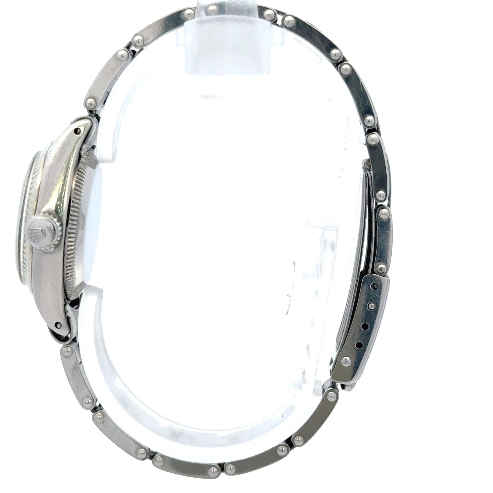 Vintage 1960 Ladies Rolex OP SS 14KWG Fluted Bezel 24mm 6619 Automatic