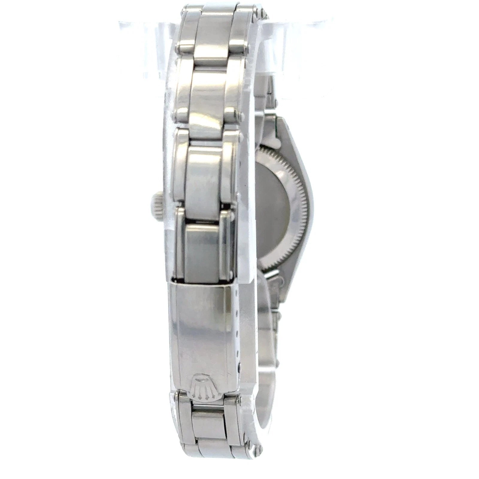 Vintage 1960 Ladies Rolex OP SS 14KWG Fluted Bezel 24mm 6619 Automatic