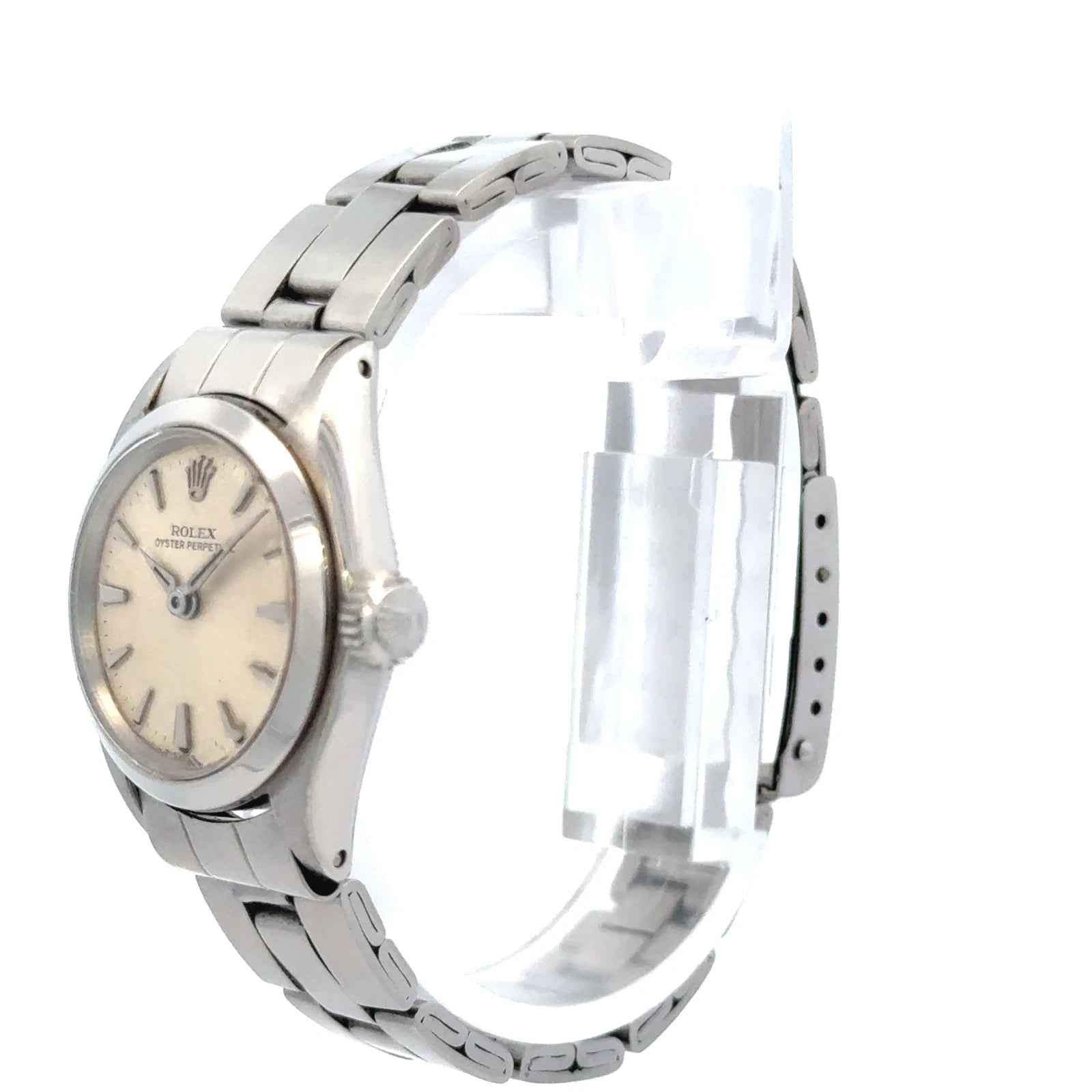 Vintage 1962 Ladies Rolex Oyster Perpetual Stainless Steel 24mm 6618 Automatic