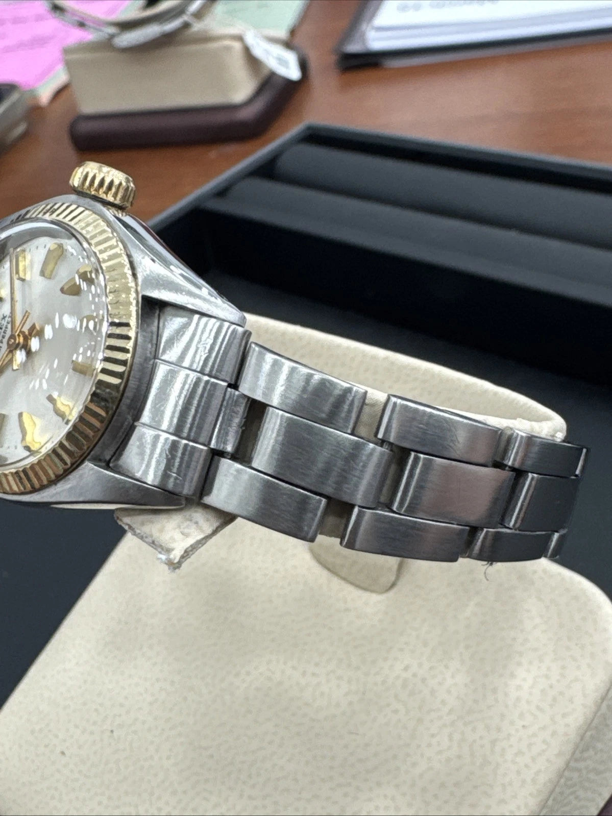 Vintage 1973 Rolex Oyster Perpetual 6719 – Steel & Gold, Serviced & Warranty