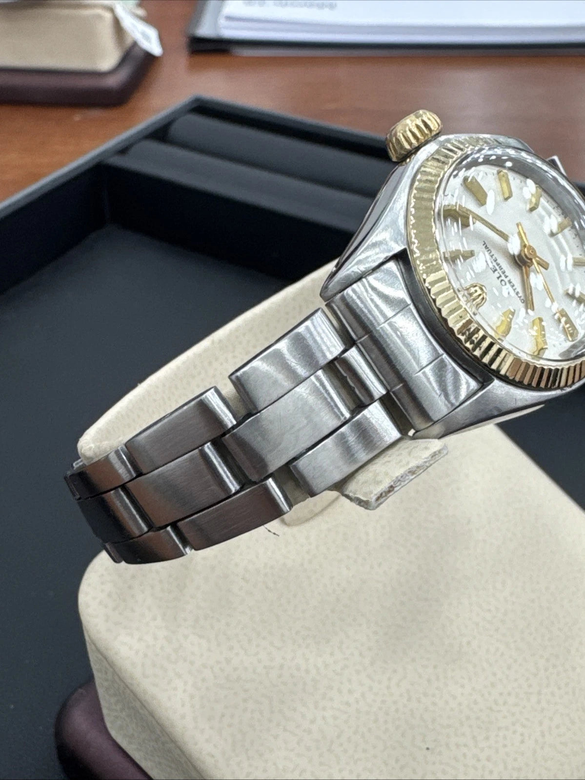 Vintage 1973 Rolex Oyster Perpetual 6719 – Steel & Gold, Serviced & Warranty