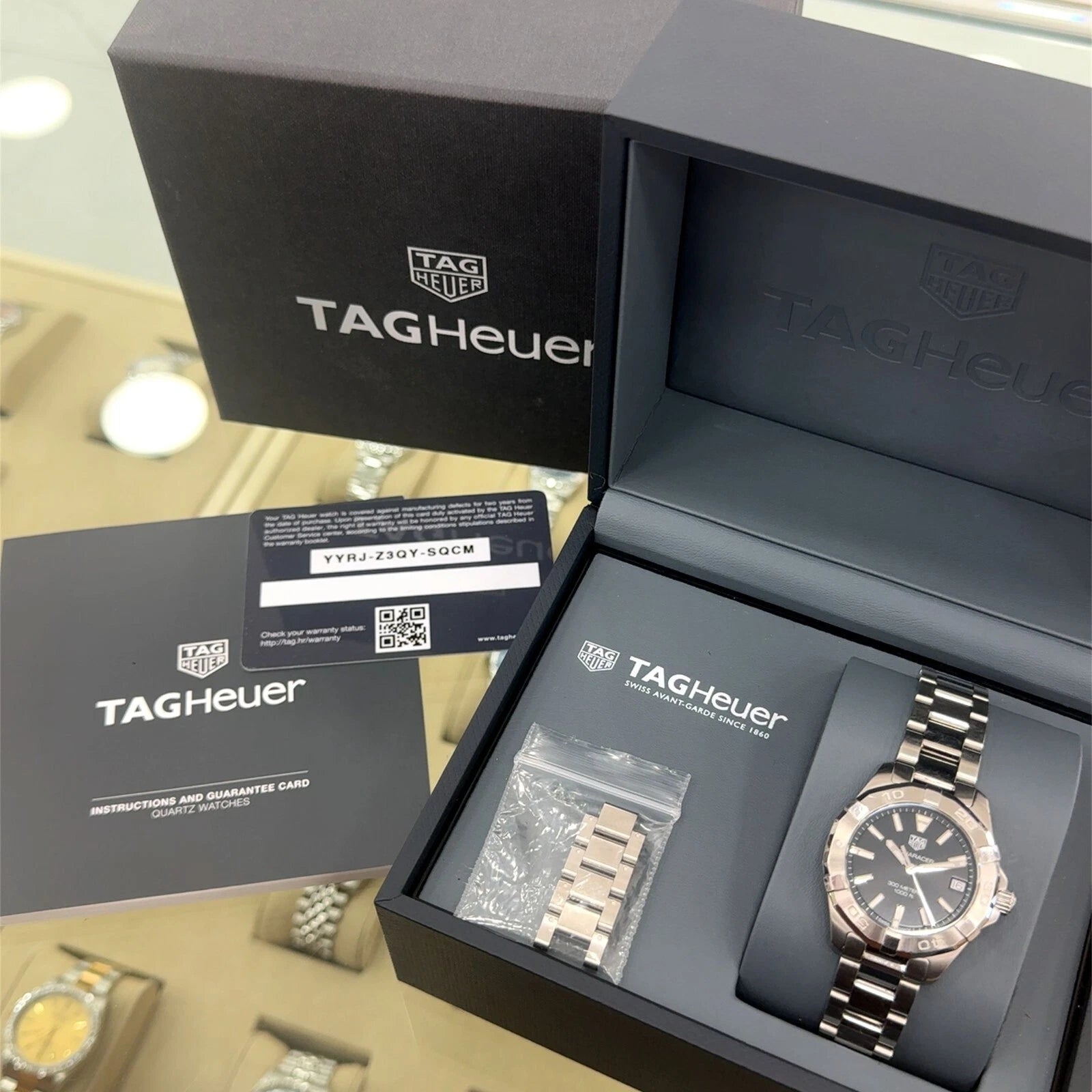 TAG Heuer Aquaracer Women's Black Quartz Watch - WBD1410.BA0741