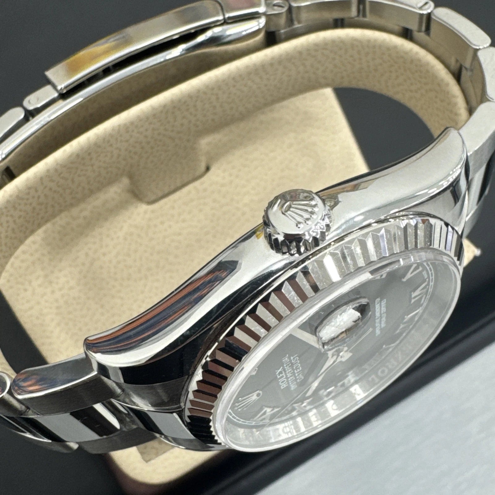 Rolex Datejust 36mm – Model 116234 (2018) – Black Dial with Roman Numerals