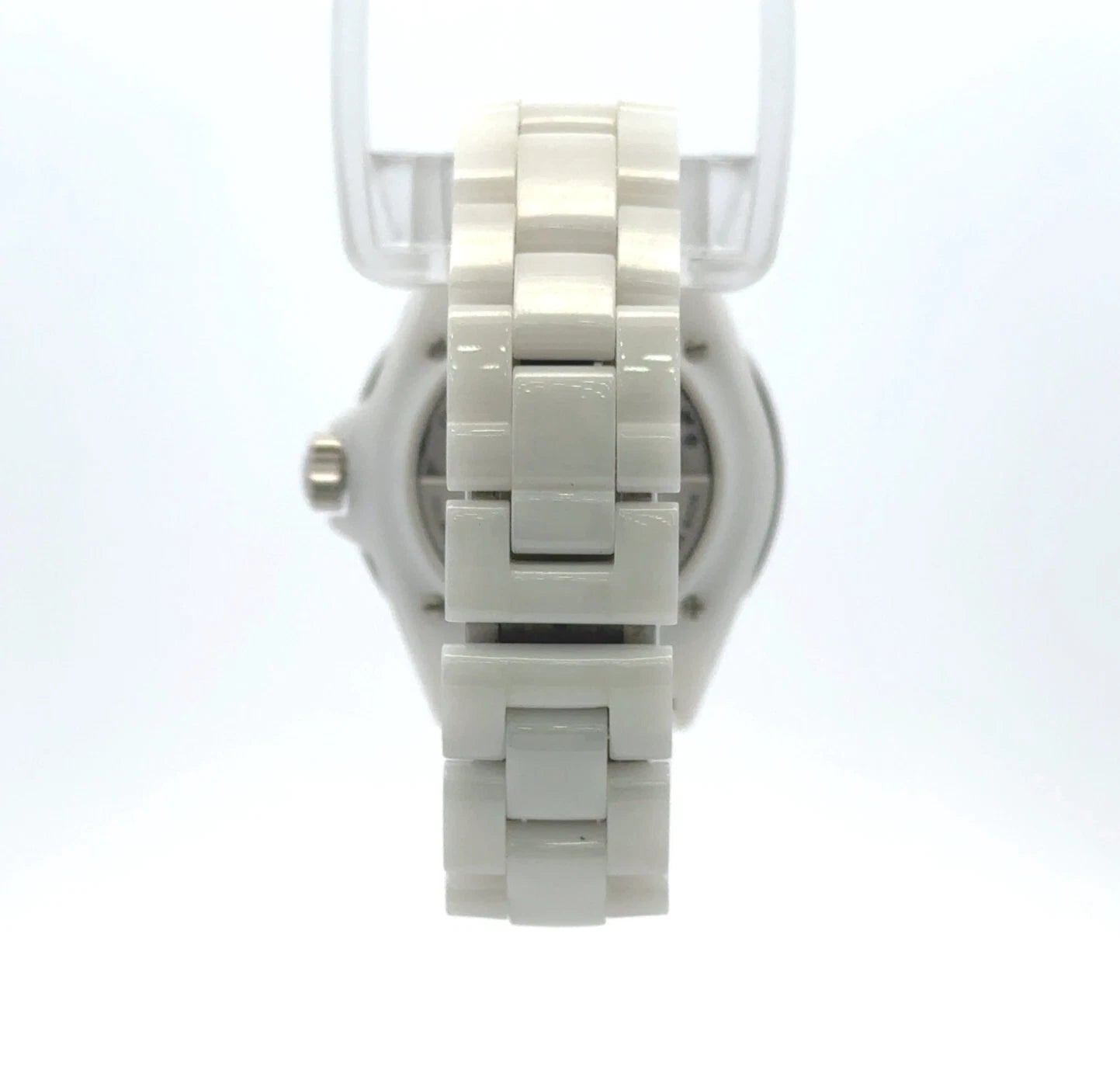 Chanel J12 - 12.1 - 38mm White ceramic case/white ceramic bracelet-Diamond dial